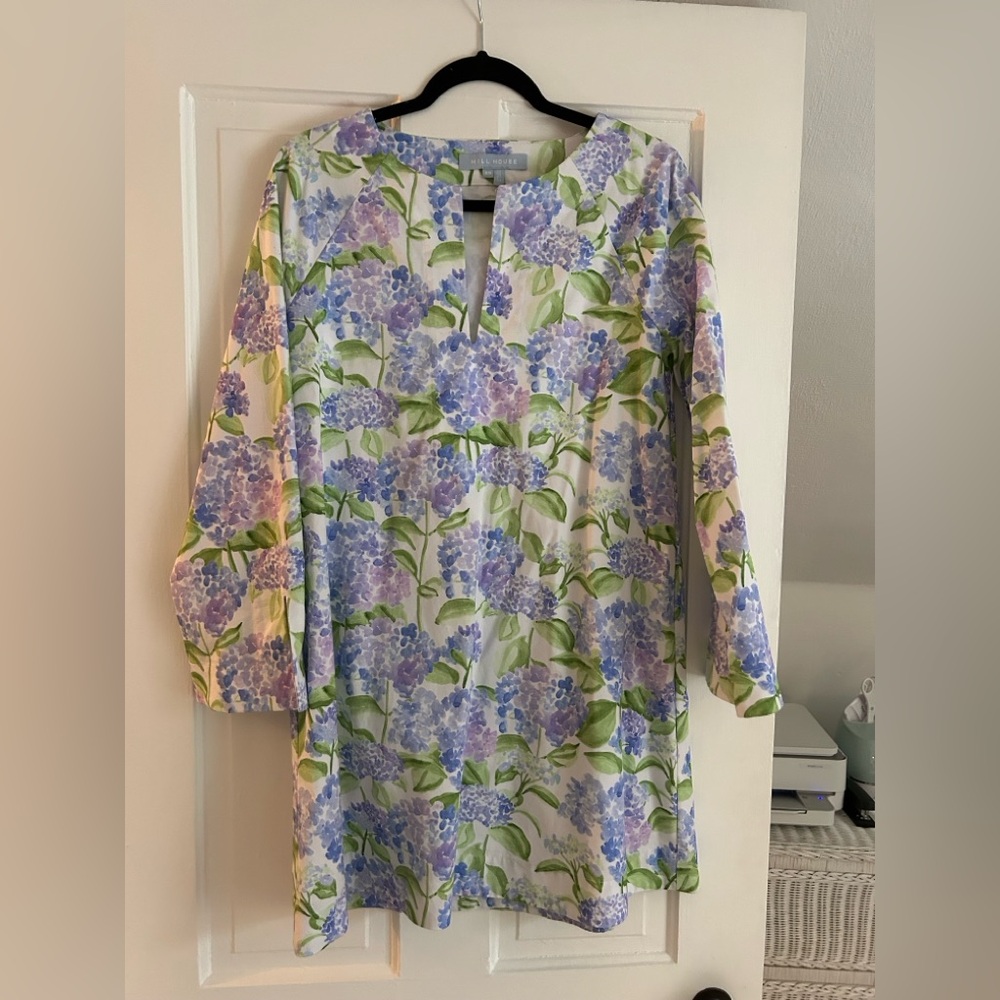 Hill House - The Artemis Dress - Size XS- Blue Hydrangea